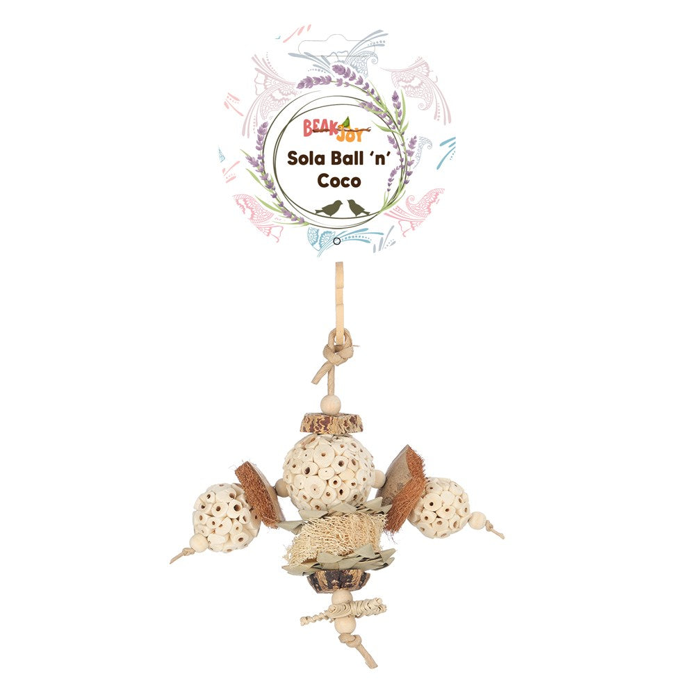 BeakJoy Coco & Sola Foraging Ball