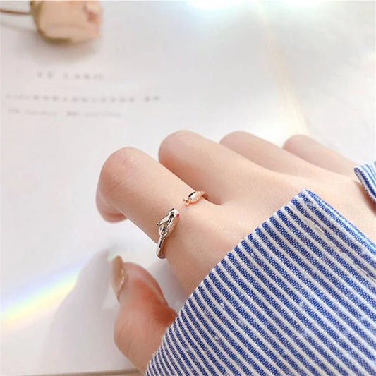 Bunny With Carrot Ring