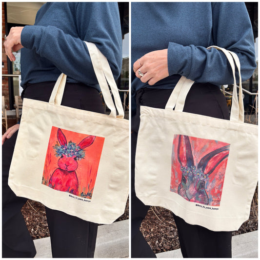 Double-Sided Tote Bags - Aussie Artist Prints