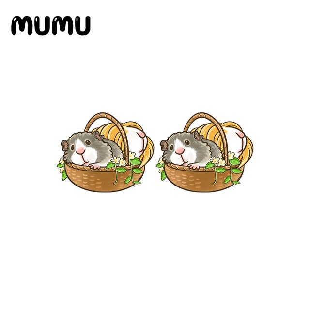 Fruit Basket Guinea Pigs Earrings