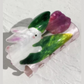 Bunny With Flower Hair Clip