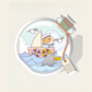Sailing Guinea Pig Pin