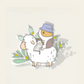 Knitting Guinea Pig Pin