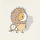 Lion Guinea Pig Pin