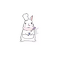Chef Bunny Pin