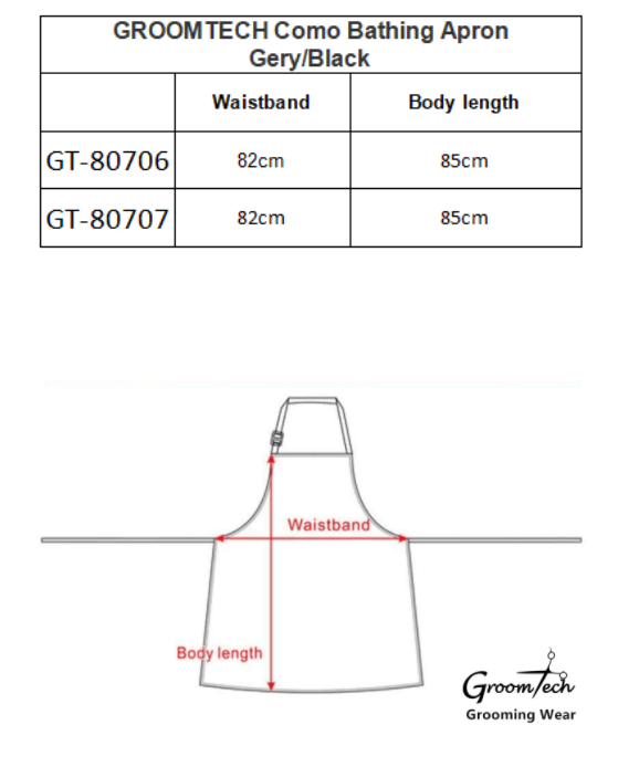 Grooming Apron - Grey