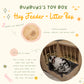 Rabbit Hay Feeder + Litter Box - BunBun's Toy Box