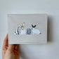 Grouped Rabbits Greeting Cards - 6 pack