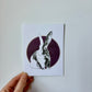 Single Rabbit Greeting Cards - 6 pack