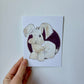 Single Rabbit Greeting Cards - 6 pack