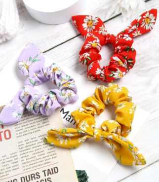 Tie Ears Scrunchy
