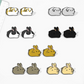 Bunny Loaf Stud Earrings - 1 pair