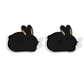 Bunny Loaf Stud Earrings - 1 pair
