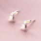 Tiny Silver Bunny Stud Earrings