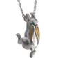 Hanging Rabbit Necklace