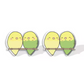 Cuddling Budgerigars Stud Earrings