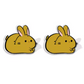 Bunny Loaf Stud Earrings - 1 pair