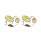 Sour Lemon Guinea Pig Stud Earrings
