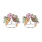 Flower Crown Guinea Pig Stud Earrings
